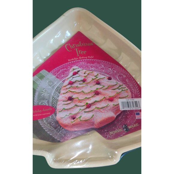 Nordic Ware Christmas Tree Nostalgic Baking Mold New Old Stock Sealed - Picture 3 of 8